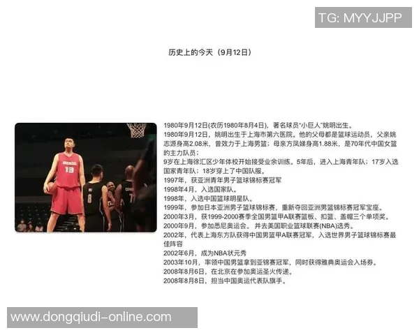 姚明游泳生涯回顾与篮球之路的精彩对比